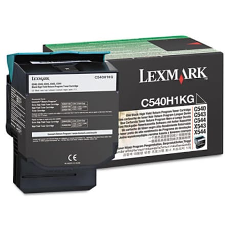 Lexmark Br X544N - 1-Hi Rtn Prog Black LEXC540H1KG